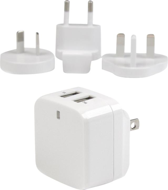 Produktbild StarTech 2 Port USB Ladegerät / Netzteil - 2-fach Ladestecker 17 Watt / 3.4 Amp - Dual Reiseladegerät 110... (17 W)