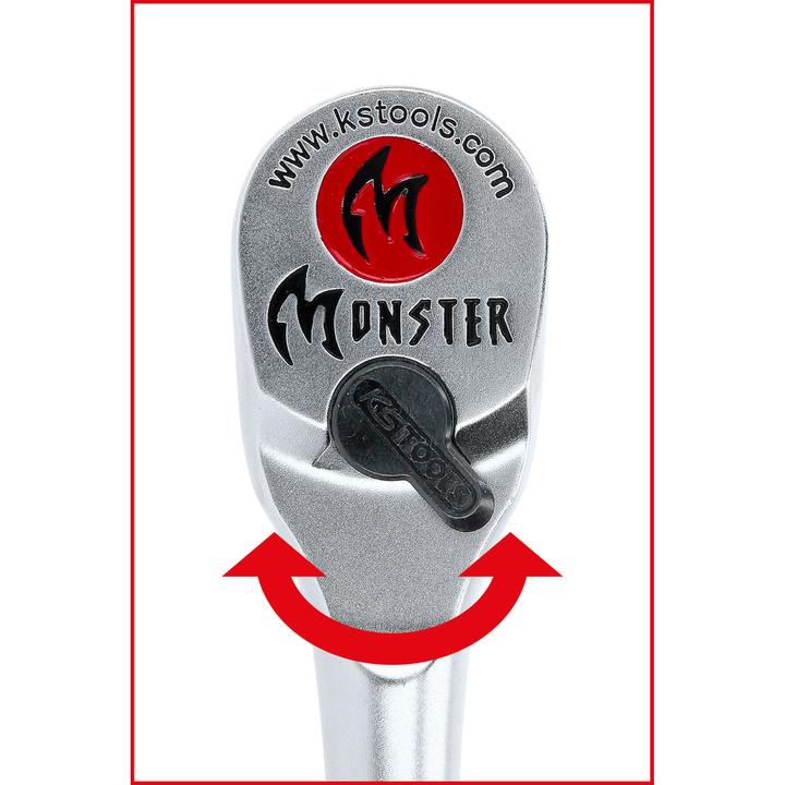 Image du produit KS Tools Cliquet réversible 1/4 bit Monster (1/4")
