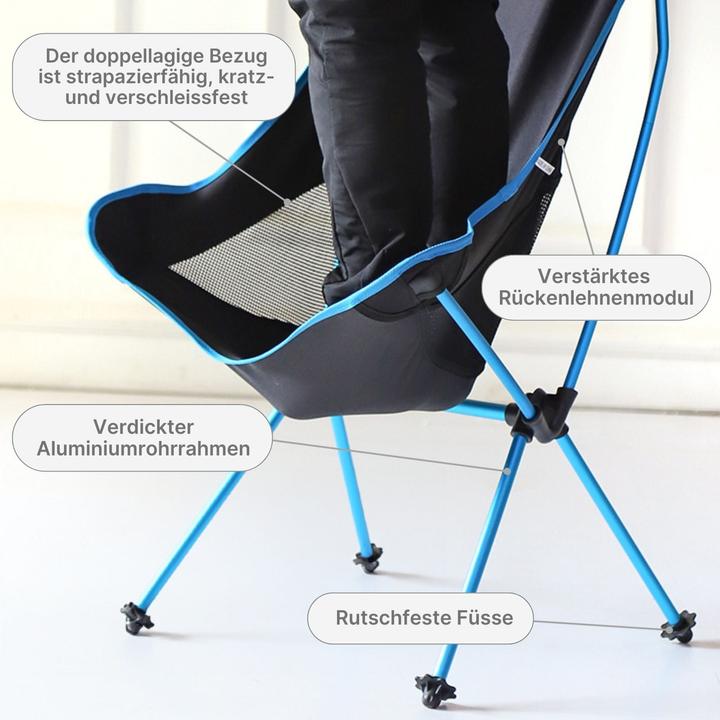 Image du produit Hermex Chaise de camping Chaise de plage Chaise pliante d'extérieur