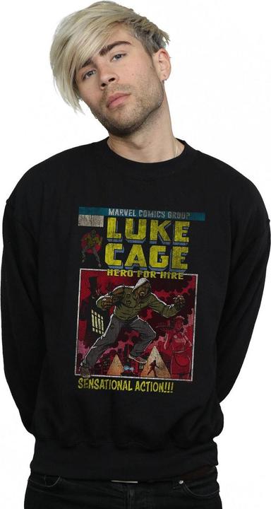 Actual product image Mens Luke Cage Distressed Yourself Sweatshirt (XL)