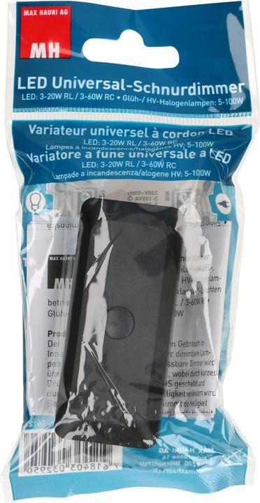 Actual product image Max Hauri Cord Dimmer Universal