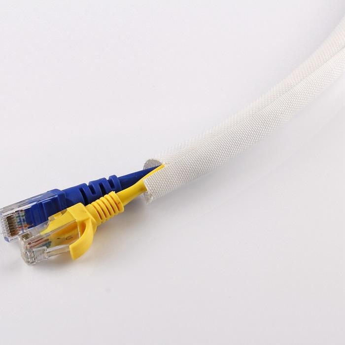 Immagine prodotto Audioraq Guida cavo, bianco, in scatola di cartone da 25m da srotolare (Tubo cavi, 2500 cm)