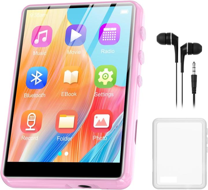 Image du produit Zaqe Lecteur MP3 M4-rose avec Bluetooth (64 Go)