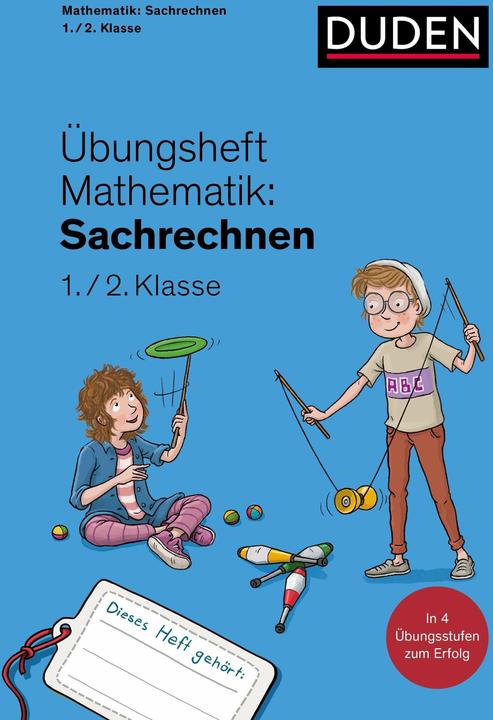 Produktbild Übungsheft Mathematik - Sachrechnen 1./2. Klasse (Deutsch, Kim Wagner, Stefan Leuchtenberg, 2022)