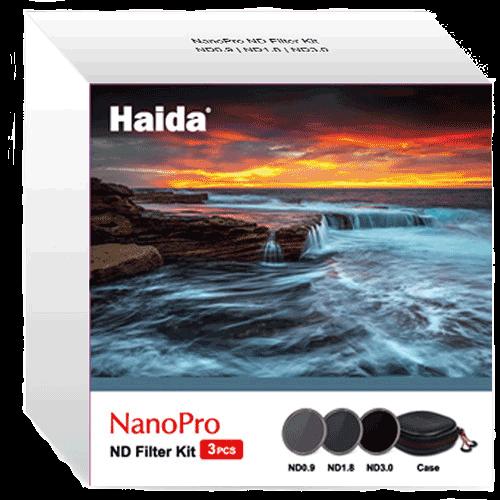 Actual product image Haida NanoPro ND Filterset 77mm ND0.9+1.8+3.0 (Neutral density filter, 77 mm)
