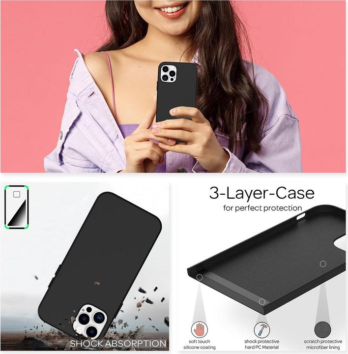 Produktbild Nalia Liquid Silikon Handyhülle (Apple iPhone 12 Pro Max)