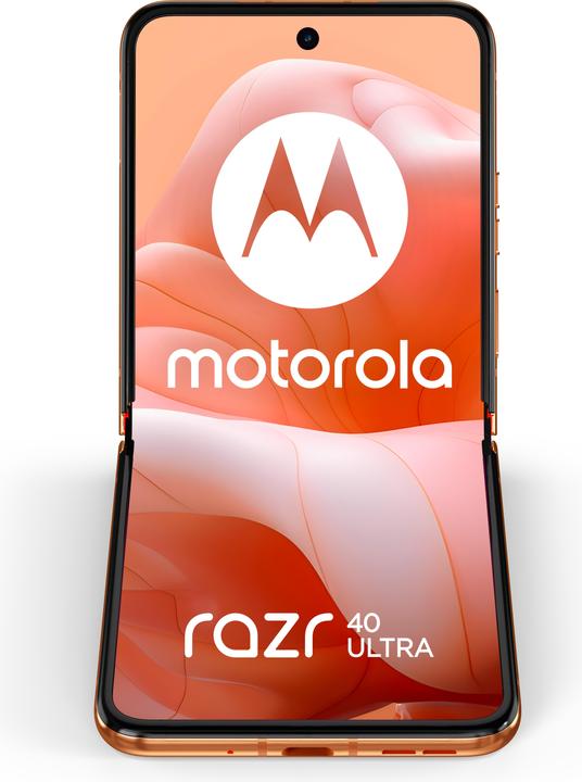 Produktbild Motorola Razr 40 Ultra (256 GB, Peach Fuzz, 6.90", SIM + eSIM, 12.58 Mpx, 5G)