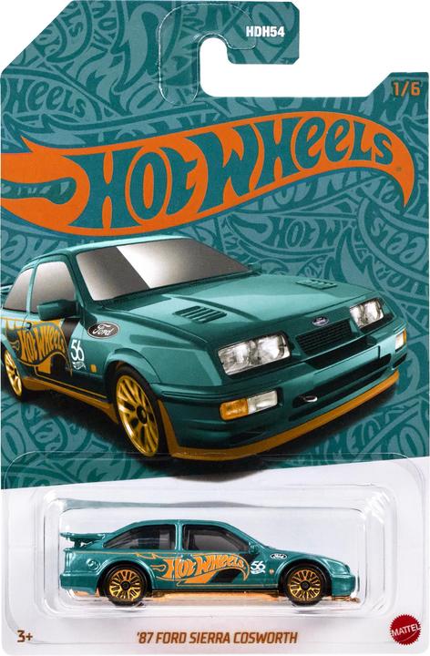 Actual product image Hot Wheels 56th Anniversary Edition Green and Copper Colour - Sierra Cosworth