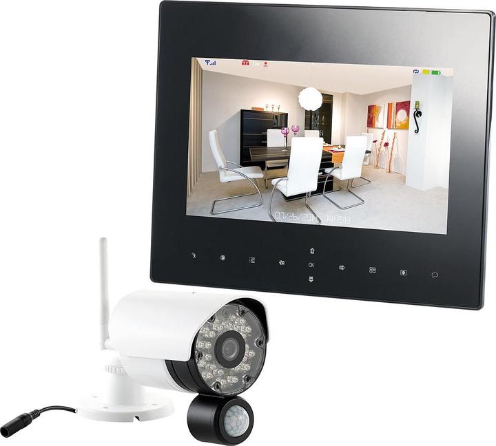 Produktbild VisorTech Digitales Überwachungssystem mit HD-Kamera und IP-Funktion
