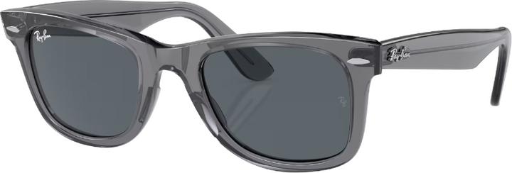 Ray Ban WAYFARER RB2140 Blau auf Grau transparent S