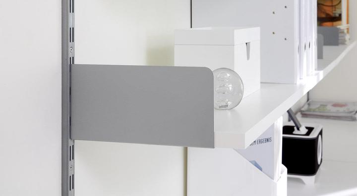 Actual product image Dolle Wall rail 2-row H 1995 mm silver (2.5 x 1.5 x 199.5 cm)
