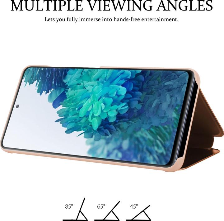 Actual product image Cadorabo Book Smart View Mirror Cover (Samsung Galaxy S20 FE)