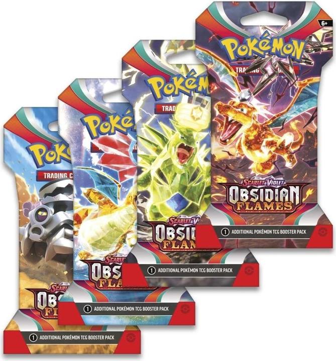 Produktbild Pokémon TCG Scarlet & Violet 03 présentoir boosters Sleeved (24) *ANGLAIS* (Englisch, Booster Pack)
