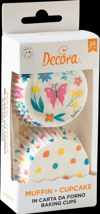 Image du produit Decora Caissettes à Cupcakes - Papillons (36 pcs) (5 cm)