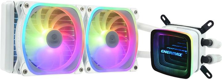 Immagine prodotto Enermax AQUAFUSION ADV ARGB Snow White 240 AIO CPU Water Cooling Intel LGA1700 AM5 Ready, 250W+ TDP