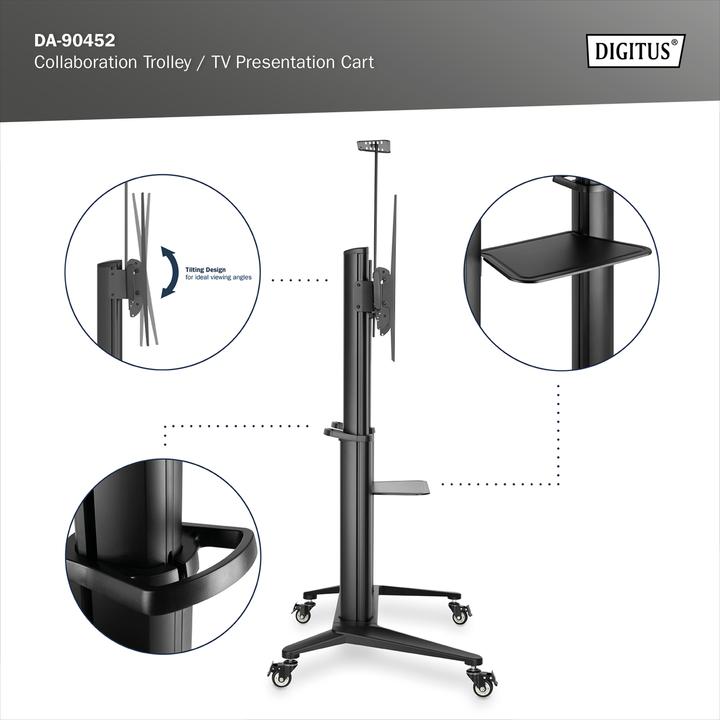 Immagine prodotto Digitus DA-90452 (Universale, 120", 140 kg)