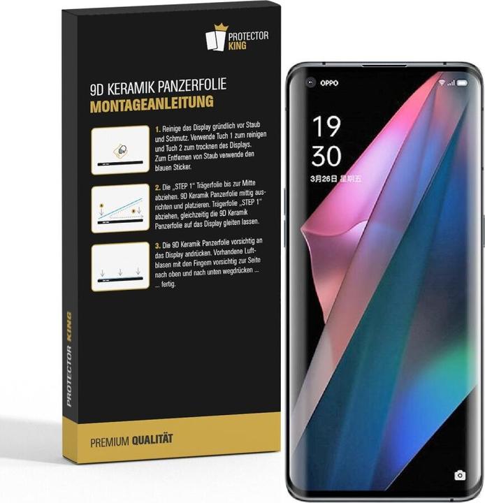 Produktbild Protectorking 2x echtes Tempered 9H Panzerhartglas 3D KLAR (6 Stück, Samsung Galaxy S10+)