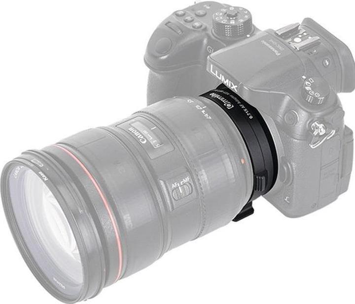 Immagine prodotto Commlite Adattatore Booster Canon EF a MFT (Convertitore grandangolare, Canon EF)