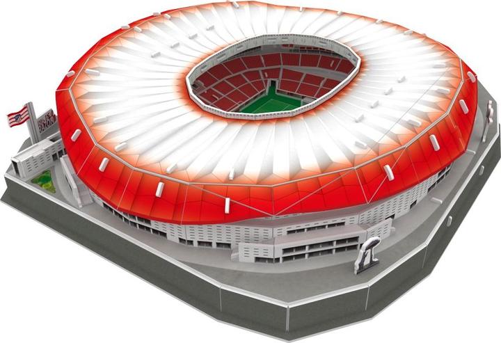 Actual product image Eleven Force Atlético Madrid Stadium 3D Puzzle with LED Light / Atlético Madrid Wanda Metropolitano Stadium LED (101 pieces)