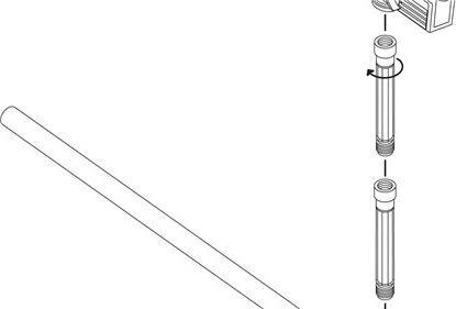 Produktbild Gardena MDS Verlängerungsrohr für Viereckregner OS 90 (Bewässerungsuhr)