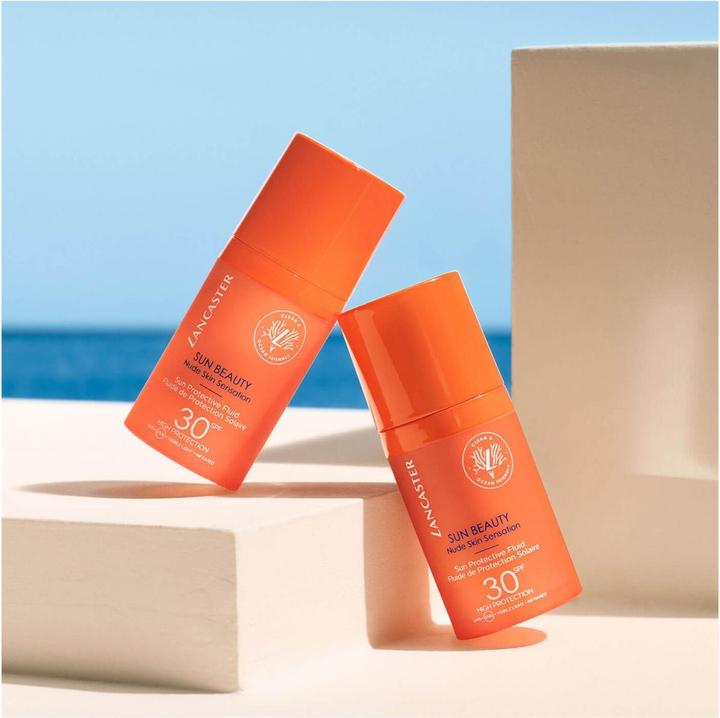 Produktbild Lancaster Sun Beauty flüssiger Sonnenschutz SPF30 (Sonnencreme Gesicht, SPF 30, 30 ml, 150 g)