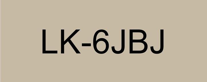 Produktbild Epson LabelWorks LK-6JBJ - Black on matt (2.40 cm, Schwarz, Beige)