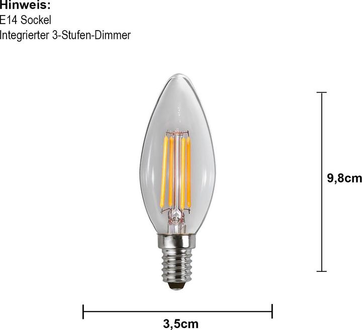Immagine prodotto Star Trading Illuminante (E14, 4.20 W, 470 lm, 1 x, E)