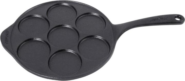 Actual product image Contacto Cast iron pancake pan small 23cm (23 cm, Pan set + pot set, Cast iron)