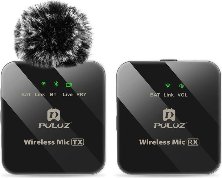 Produktbild Puluz Wireless Lavalier Microphone 1 TX + 1 RX