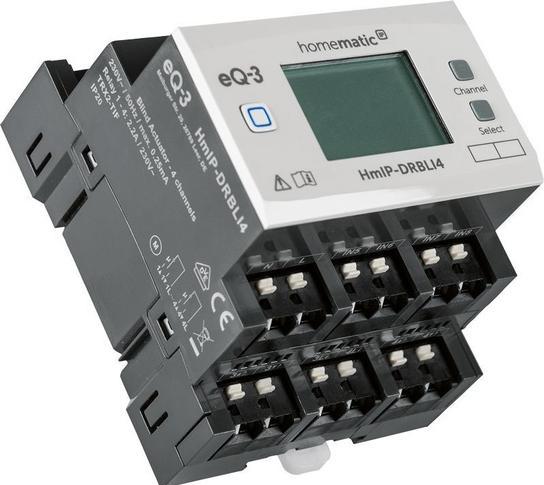 Produktbild Homematic IP Funk-Jalousieaktor für Hutschienenmontage 4-fach (Rolladenaktor)