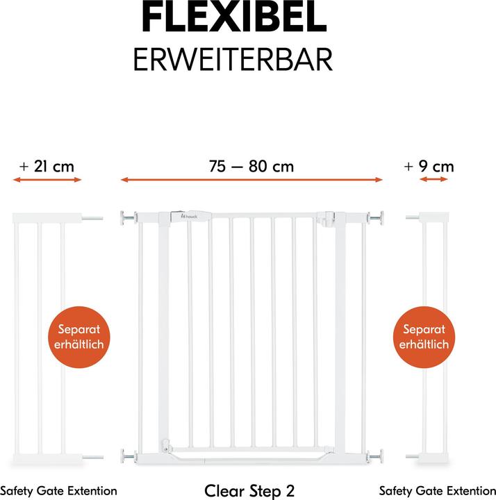 Produktbild Hauck Clear Step 2 White (75 cm)