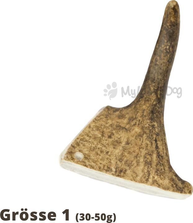 Actual product image Larrson Farm Elk antlers ELK-Schäufle chewing article- 1 piece (Adult, 1 pcs., 170 g)