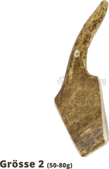 Actual product image Larrson Farm Elk antlers ELK-Schäufle chewing article- 1 piece (Adult, 1 pcs., 170 g)