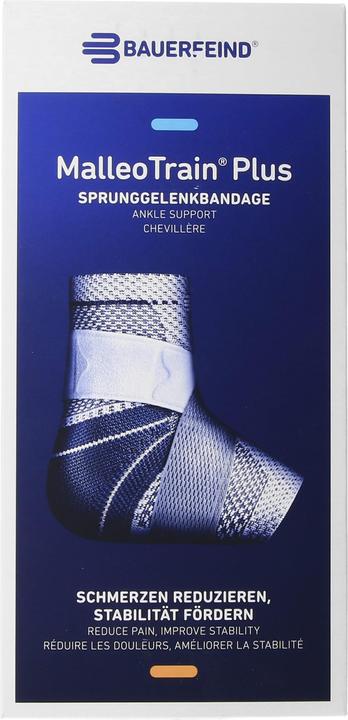 Actual product image MalleoTrain Plus active bandage left titanium (2)
