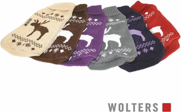 Produktbild Wolters Strickpullover Elch für Hunde- (40, Hundepullover)