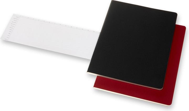 Image du produit Moleskine Cahier d'étude (21,6 x 29,7 cm, À rayures, Couverture souple)