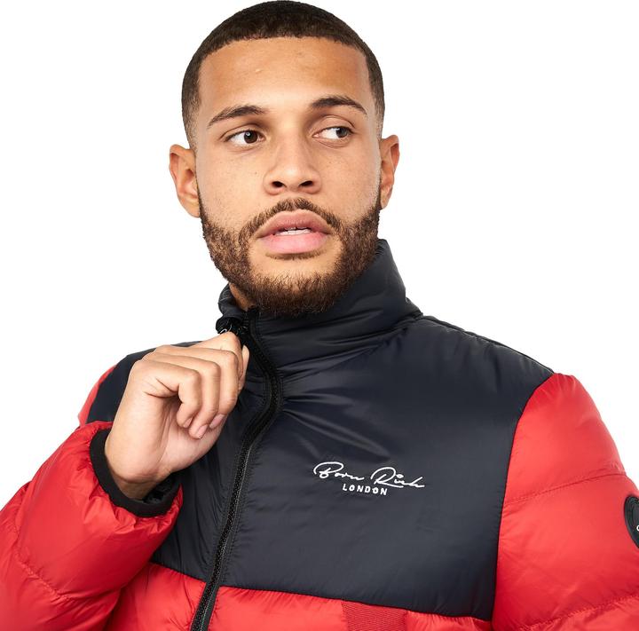 Produktbild Born Rich Mens Lyden Oversized Puffer Jacket (XL)