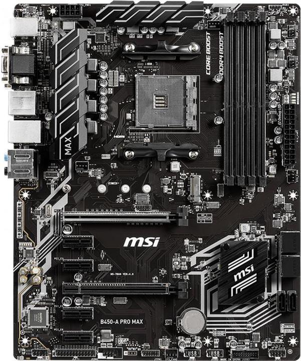MSI B450-A PRO MAX (AM4, AMD B450, ATX)