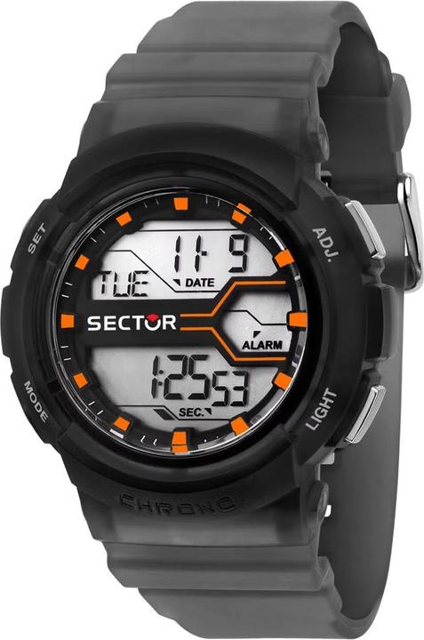 Produktbild Sector R3251547001 EX-39 Herren Digitaluhr 44mm 10ATM (Digitaluhr, 44 mm)