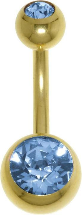 Actual product image Bijouteria Bellypiercing (Surgical steel, Swarovski Crystal)
