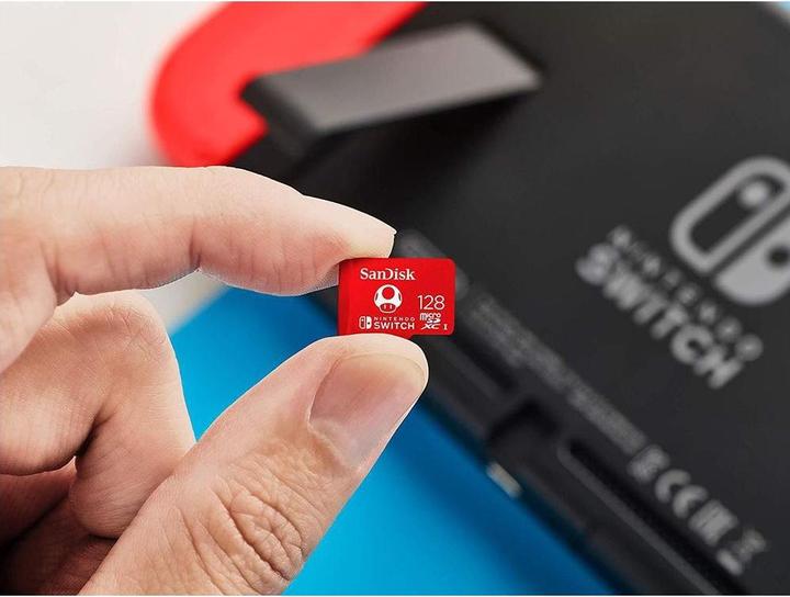 Actual product image SanDisk Nintendo Switch Card (128 GB, microSDXC, U3, UHS-I)