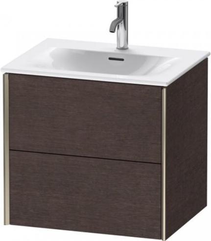 Actual product image Duravit Durait XViu 4132 Vanity unit wall-mounted, 2 drawers, for washbasin Viu 234463, 610x480 mm