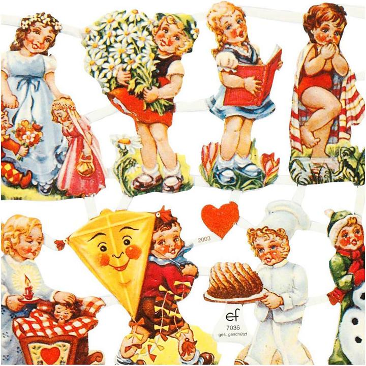 Image du produit Creativ Company Tableaux vintage Enfants nostalgiques, 2 feuilles