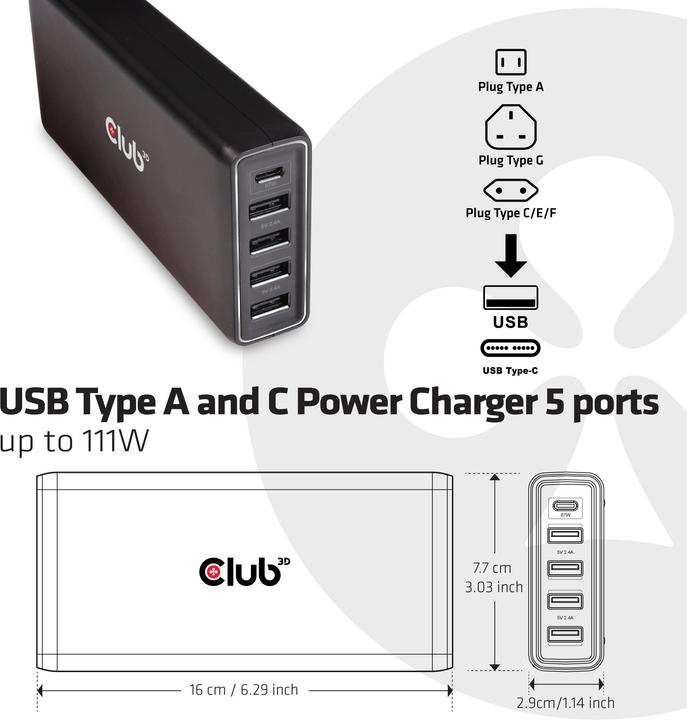 Actual product image Club 3D CAC-1903 (87 W)