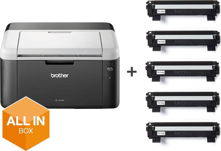Brother HL-1212W (Laser, Schwarz-Weiss)