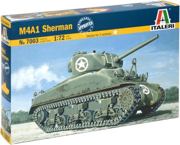 Actual product image Italeri M4 Sherman
