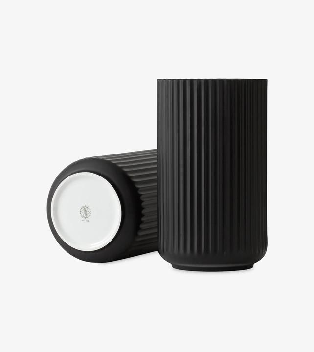 Produktbild Lyngby Vase Schwarz (1 x, Ø 17 x 31 cm)