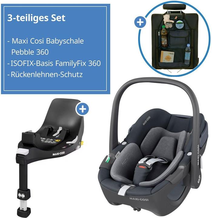 Produktbild Maxi-Cosi Babyschalen Babyschale Pebble 360 i-Size drehbar ab Geburt (Babyschale, ECE R129/i-Size Norm)