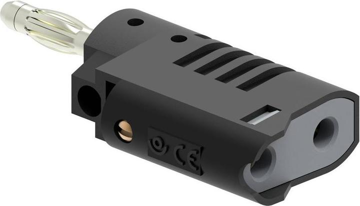 Image du produit Electro PJP 1080-CD1-N Fiche banane mâle, droite Ø de la broche : 4 mm noir 1 pc