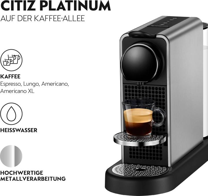Actual product image Krups Nespresso CitiZ Platinum (NESPRESSO Original, EU plug)